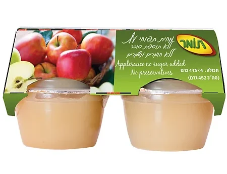 מחית תפוחים ללא תוספת סוכר – תמונה 2