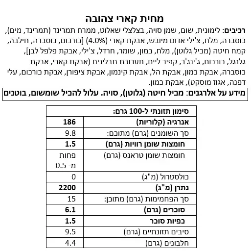מחית קארי צהובה – תמונה 2