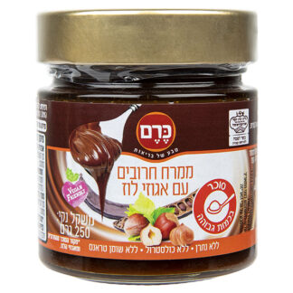 ממרח חרובים עם אגוזי לוז