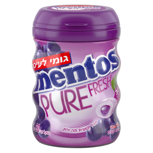 מנטוס מסטיק בטעם ענבים