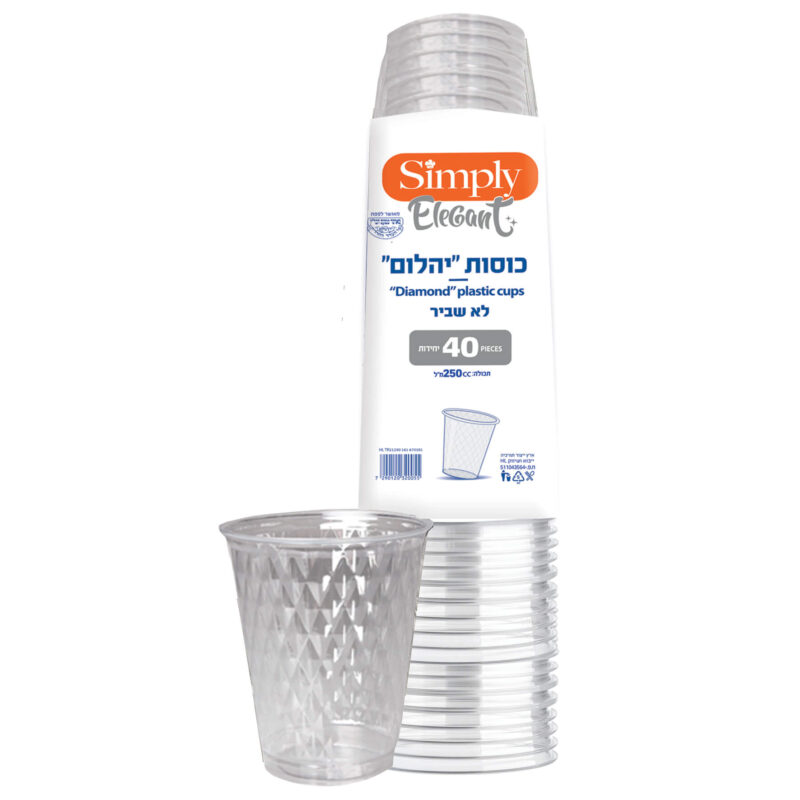 כוסות שתיה יהלום