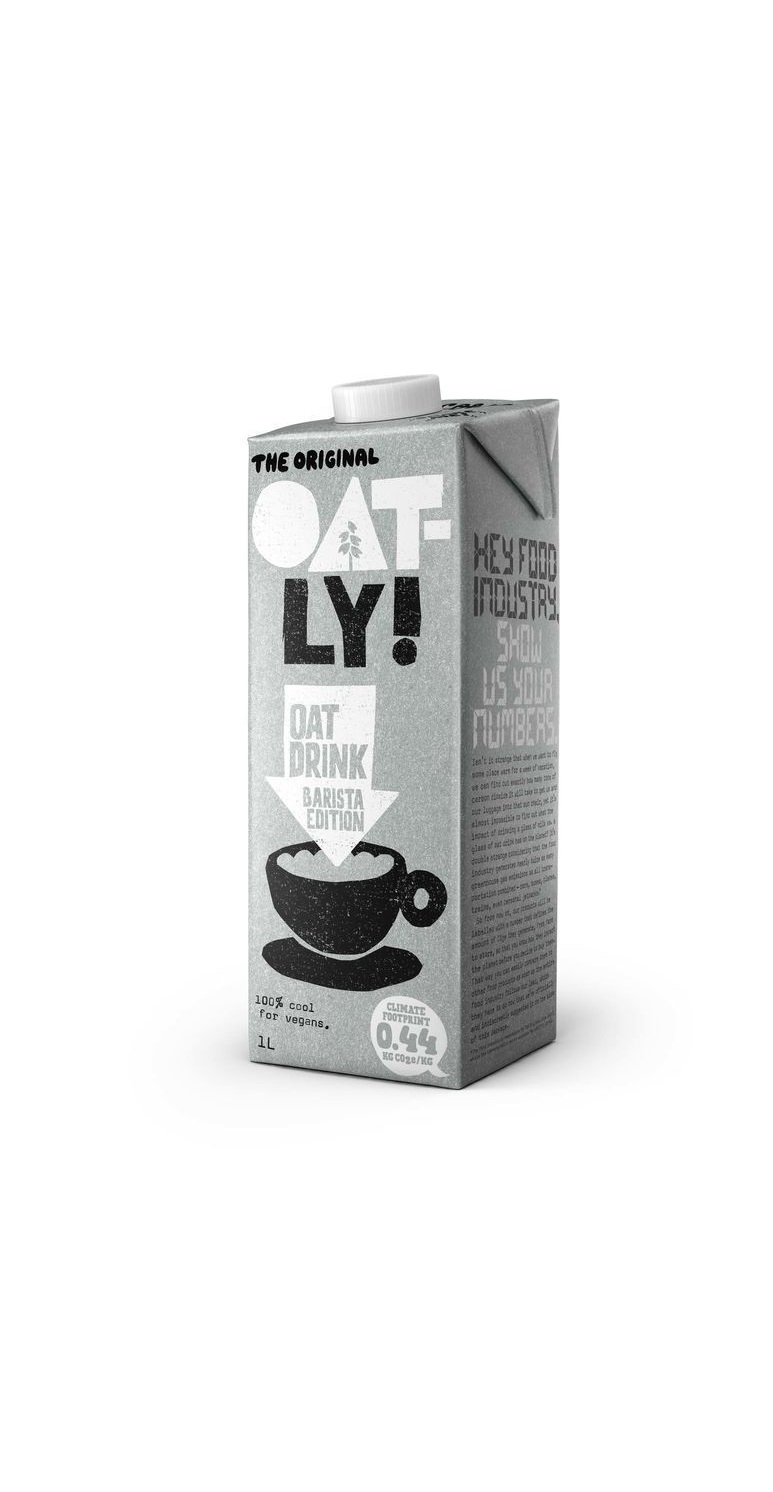משקה שיבולת שועל בריסטה להקצפה OATLY