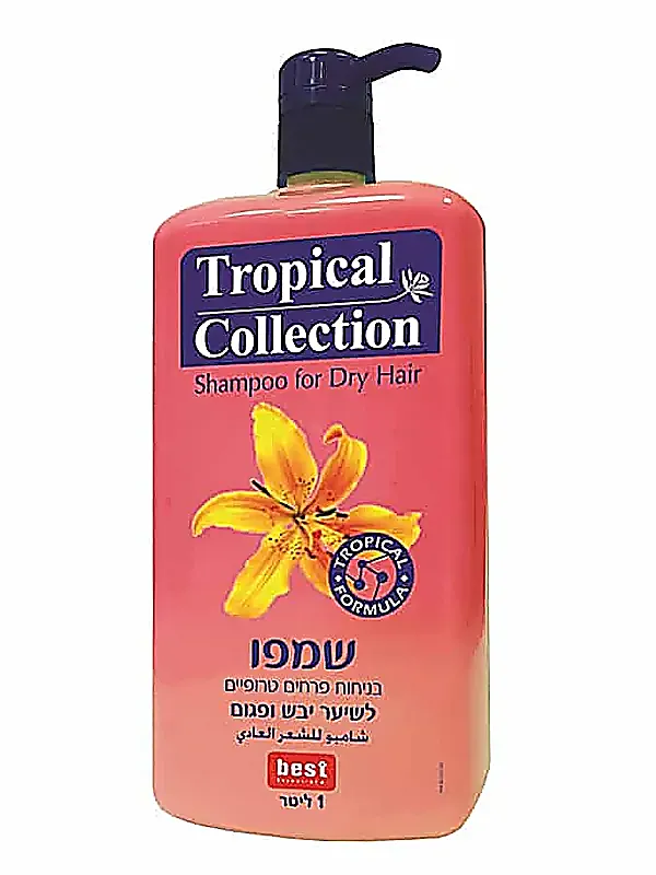 שמפו לשיער יבש ופגום בניחוח טרופי – תמונה 2