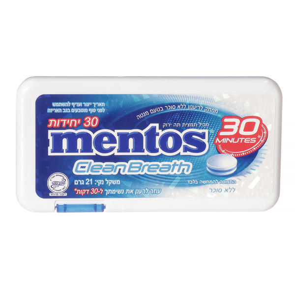 מנטוס Clean Breath סוכריות מנטה