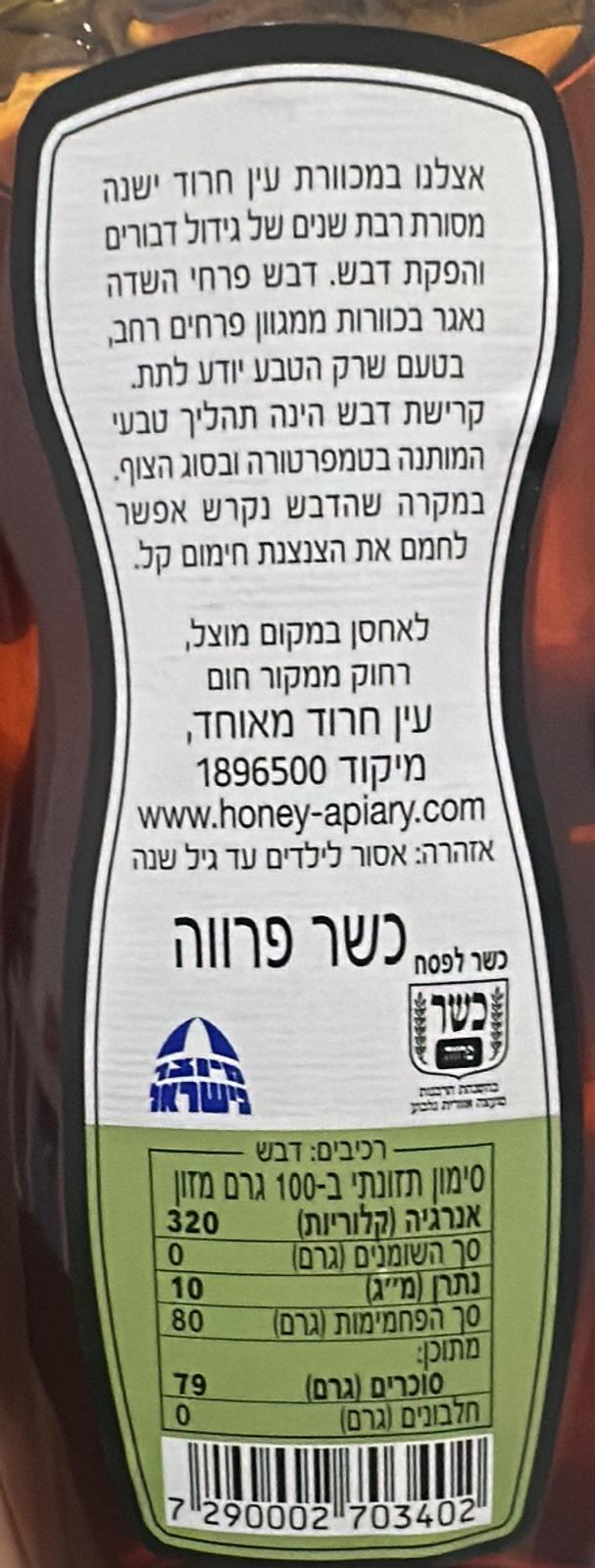 דבש בבקבוק לחיץ – תמונה 2